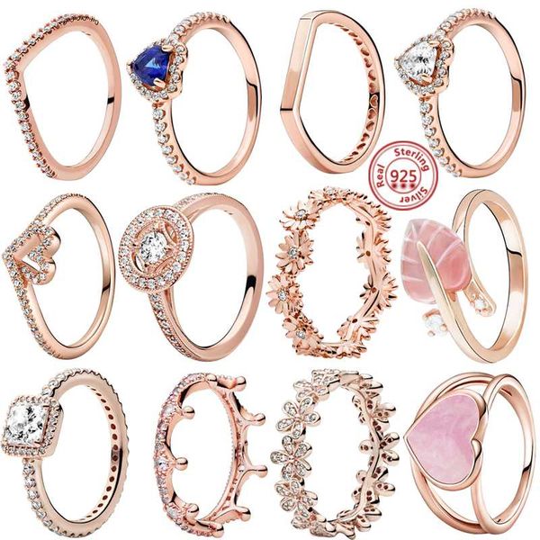 cluster rings 100% 925 sterling silver flower leaves heart shiny zircon rose gold pantaro women european jewelry making, Golden;silver
cluster rings 100% 925 sterling silver flower leaves heart shiny zircon rose gold pantaro women european jewelry making, Golden;silver
