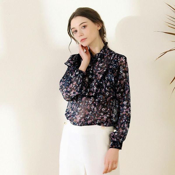 summer blouse women's elegant office lady long sleeve ruffles lace loose flower print shirts women vestidos blouses, White
summer blouse women's elegant office lady long sleeve ruffles lace loose flower print shirts women vestidos blouses, White