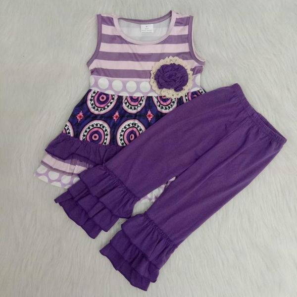 clothing sets wholesale baby girl boutique flower fashion sleeveless striped shirt ruffle purple pants clothes children kids infant outfit, White
clothing sets wholesale baby girl boutique flower fashion sleeveless striped shirt ruffle purple pants clothes children kids infant outfit, White