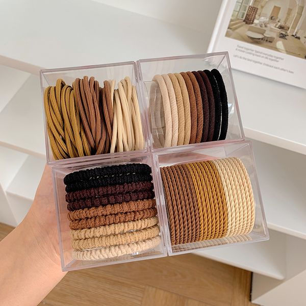 wholesale rubber hair ropes for women girls pony tail hairs bands 50 pcs with storage box
wholesale rubber hair ropes for women girls pony tail hairs bands 50 pcs with storage box