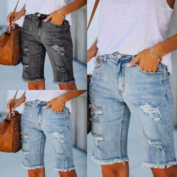 women's jeans women casual destroyed hole bleached leggings short pants summer denim shorts ripped sweatpants, Blue
women's jeans women casual destroyed hole bleached leggings short pants summer denim shorts ripped sweatpants, Blue