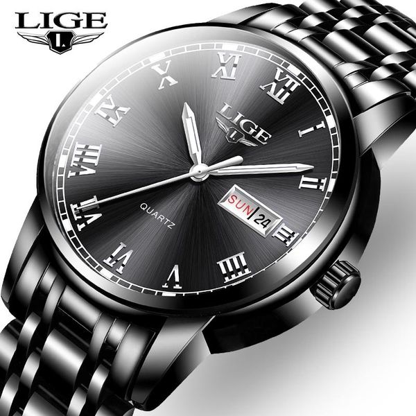 wristwatches watches mens 2021 fashion quartz black clock lige brand luxury full steel men wristwatch waterproof date week dial watch+bo, Slivery;brown
wristwatches watches mens 2021 fashion quartz black clock lige brand luxury full steel men wristwatch waterproof date week dial watch+bo, Slivery;brown
