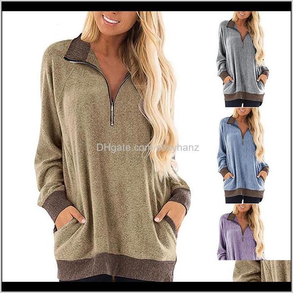 & womens clothing apparel drop delivery 2021 autumn women sweatshirts fashion patchwork casual turn down collar long sleeve pullover winter, Black
& womens clothing apparel drop delivery 2021 autumn women sweatshirts fashion patchwork casual turn down collar long sleeve pullover winter, Black