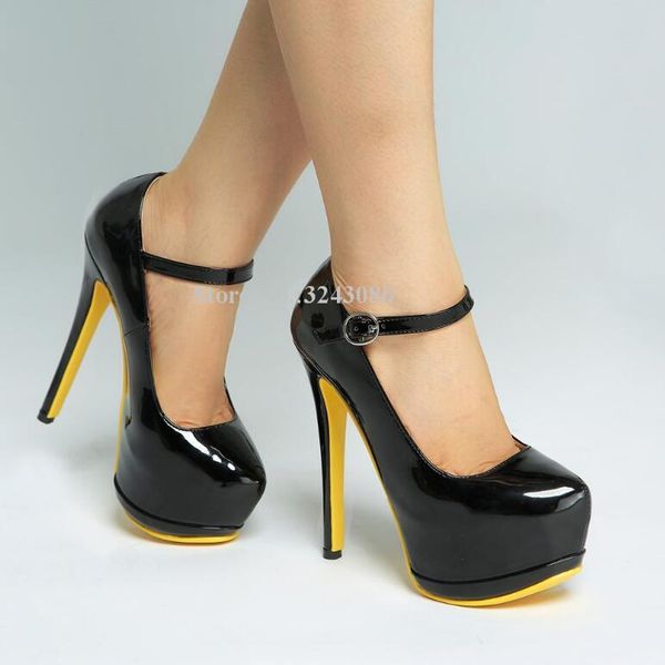 dress shoes black patent leather stiletto heel platform women ankle buckle mixed color office single lady fashion pumps
dress shoes black patent leather stiletto heel platform women ankle buckle mixed color office single lady fashion pumps