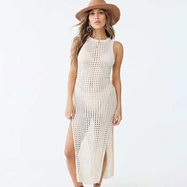 knitted bikini covers dresses hollow out beach tunic robe anti uv cover ups swimwear female bathing dress, White;black
knitted bikini covers dresses hollow out beach tunic robe anti uv cover ups swimwear female bathing dress, White;black