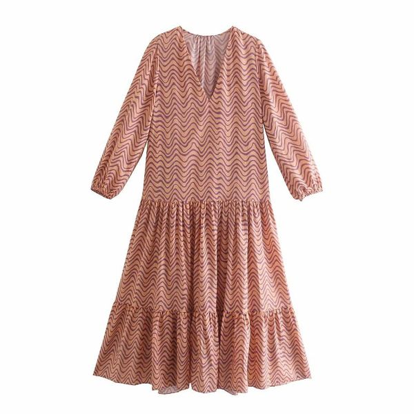 casual dresses 2021 women fashion printed patchwork midi dress long sleeves v-neck loose vintage female woman robe, Black;gray
casual dresses 2021 women fashion printed patchwork midi dress long sleeves v-neck loose vintage female woman robe, Black;gray