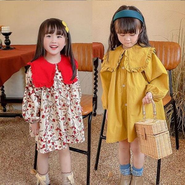 girl's dresses floral girls dress party 2021 kids clothes girl long sleeve loose birthday clothing for, Red;yellow
girl's dresses floral girls dress party 2021 kids clothes girl long sleeve loose birthday clothing for, Red;yellow