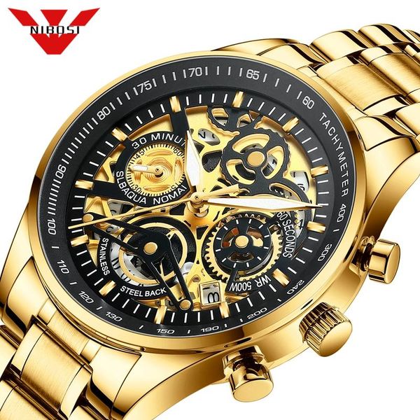wristwatches nibosi sport watches men creative unique luminous quartz watch full steel waterproof military wristwatch relogio masculino, Slivery;brown
wristwatches nibosi sport watches men creative unique luminous quartz watch full steel waterproof military wristwatch relogio masculino, Slivery;brown