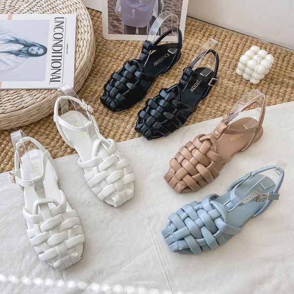 summer fashion women flats sandals female pu leather weave blue cross strap sandles girls party nude quality shoes, Black
summer fashion women flats sandals female pu leather weave blue cross strap sandles girls party nude quality shoes, Black
