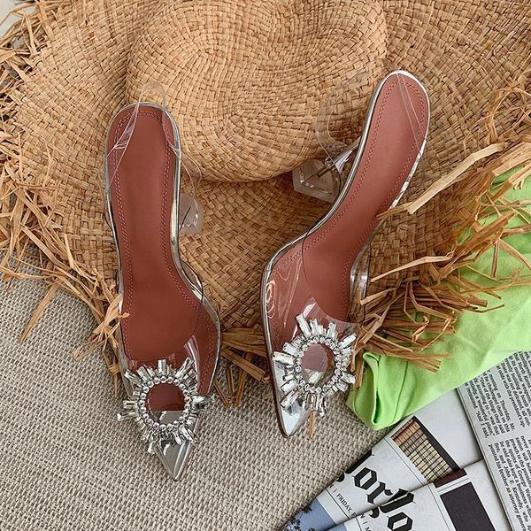 woman pointed toe rhinestone sandals women transparent heels pvc crystal cup heel back strap holiday sandalias mujer 2021, Black
woman pointed toe rhinestone sandals women transparent heels pvc crystal cup heel back strap holiday sandalias mujer 2021, Black