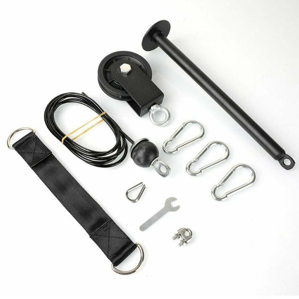 accessories set fitness pulley cable machine diy adjustable length kit arm triceps strength training home gym workout sport equipment
accessories set fitness pulley cable machine diy adjustable length kit arm triceps strength training home gym workout sport equipment