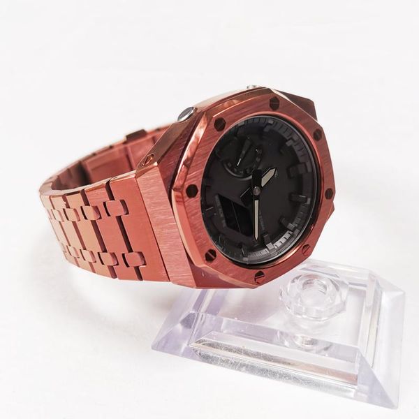 watch bands arrival red ga2100 watchband and bezel for ga-2100/2110 stainless steel straps case with tools, Black;brown
watch bands arrival red ga2100 watchband and bezel for ga-2100/2110 stainless steel straps case with tools, Black;brown
