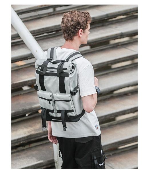 backpack street trend three forms practical mens college couple bag travel cloth multifunction luggage df460
backpack street trend three forms practical mens college couple bag travel cloth multifunction luggage df460