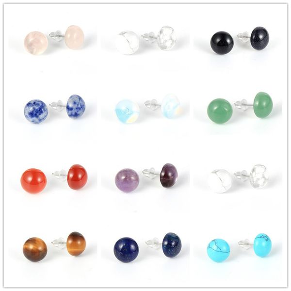 fashion round natural stone stainless steel stud earrings druzy crystal pink asymmetry geometric earring women girl date jewelry gift, Golden;silver
fashion round natural stone stainless steel stud earrings druzy crystal pink asymmetry geometric earring women girl date jewelry gift, Golden;silver