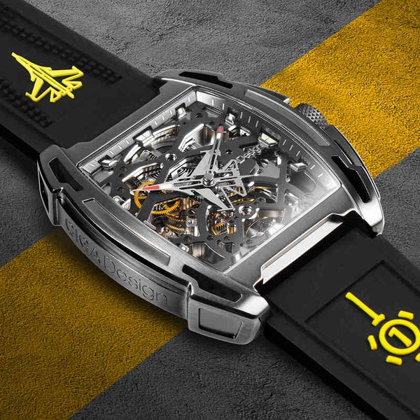 ciga design aircraft carrier automatic mechanical wristwatch ip titanium coating case sapphire crystal silicone strap watch, Slivery;brown
ciga design aircraft carrier automatic mechanical wristwatch ip titanium coating case sapphire crystal silicone strap watch, Slivery;brown