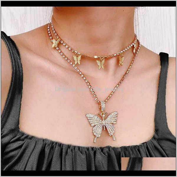 necklaces & pendants jewelry2pcs women statment big butterfly pendant necklace rhinestone chain for bling crystal choker jewelry chokers dro, Golden;silver
necklaces & pendants jewelry2pcs women statment big butterfly pendant necklace rhinestone chain for bling crystal choker jewelry chokers dro, Golden;silver