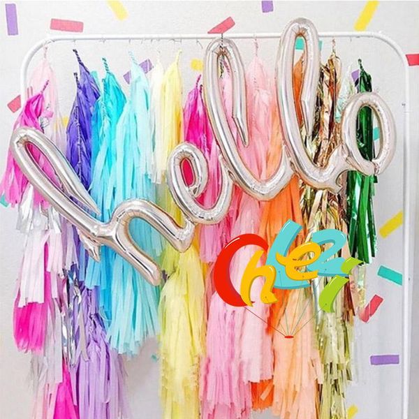 party decoration 1pcs large letters hello script balloon baby shower decorations world decor smash cake po prop
party decoration 1pcs large letters hello script balloon baby shower decorations world decor smash cake po prop