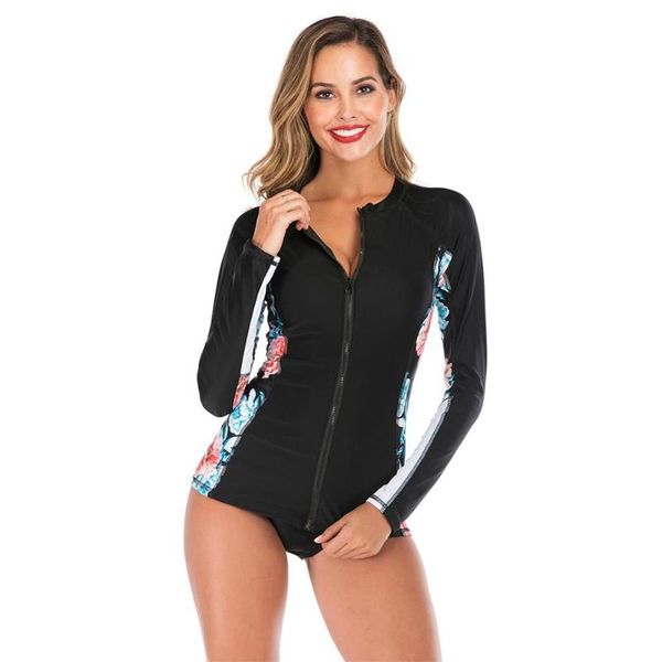 women's swimwear split long-sleeved surf suit sunscreen female black blue swimsuit spring wetsuit two pieces plus size s-xxl, White;black
women's swimwear split long-sleeved surf suit sunscreen female black blue swimsuit spring wetsuit two pieces plus size s-xxl, White;black