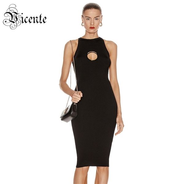 trendy circle hollow out design knee length dress sleeveless celebrity party club bandage vestido 210520, Black;gray
trendy circle hollow out design knee length dress sleeveless celebrity party club bandage vestido 210520, Black;gray