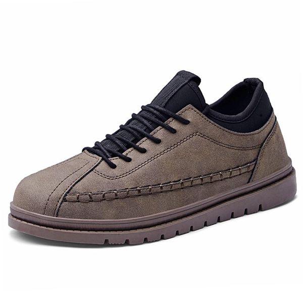 boots men leather sneakers cow suede non-slip men's hiking work shoes winter ankle breathable rubber sole footwear, Black
boots men leather sneakers cow suede non-slip men's hiking work shoes winter ankle breathable rubber sole footwear, Black
