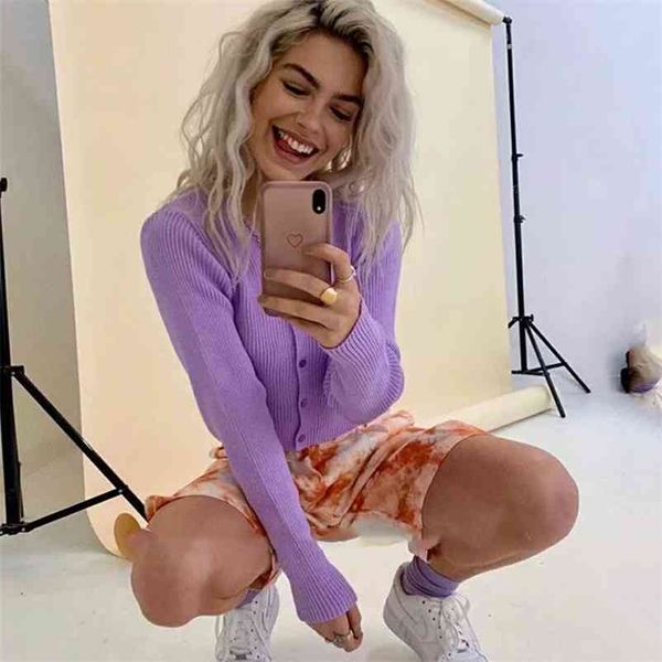 foridol knitted cropped cardigans women autumn winter purple short cardigan streetwear vintage buttno casual long sleeve 210415, White;black
foridol knitted cropped cardigans women autumn winter purple short cardigan streetwear vintage buttno casual long sleeve 210415, White;black