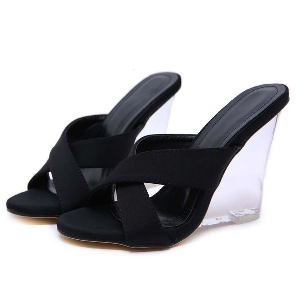 fashion luxury designer women shoes clear high heels transparent cross strap wee sandals mules size 35 to 40, Black
fashion luxury designer women shoes clear high heels transparent cross strap wee sandals mules size 35 to 40, Black