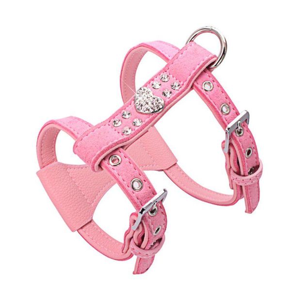 dog collars & leashes pet chest strap shining rhinestone heart design vest harnesses soft comfortablesmall puppy cat leather leash supplies
dog collars & leashes pet chest strap shining rhinestone heart design vest harnesses soft comfortablesmall puppy cat leather leash supplies