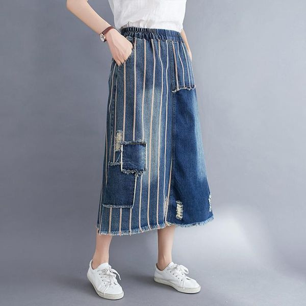 skirts women denim straight empire casual striped and pockets fashion long skirt for lady dm001, Black
skirts women denim straight empire casual striped and pockets fashion long skirt for lady dm001, Black