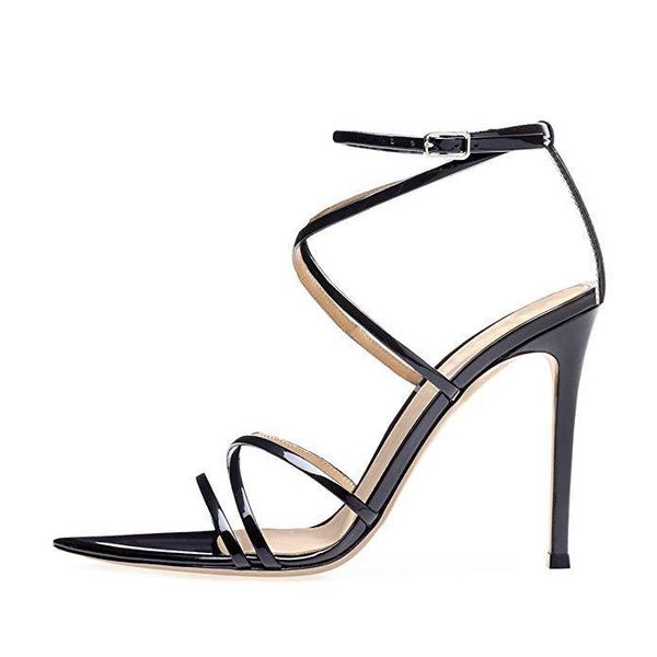 carole levy 2021 selling summer sandals thin belt combination women's open-toe silver super high heel, Black
carole levy 2021 selling summer sandals thin belt combination women's open-toe silver super high heel, Black