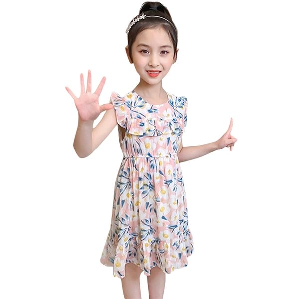 summer dress girl floral pattern for kids est child casual style clothes 210527, Red;yellow
summer dress girl floral pattern for kids est child casual style clothes 210527, Red;yellow
