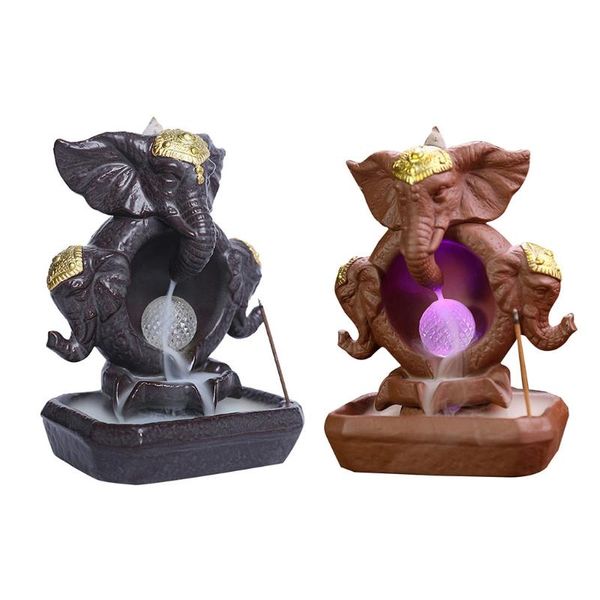 fragrance lamps elephant led ceramic backflow incense burner home decor censer h3cc
fragrance lamps elephant led ceramic backflow incense burner home decor censer h3cc