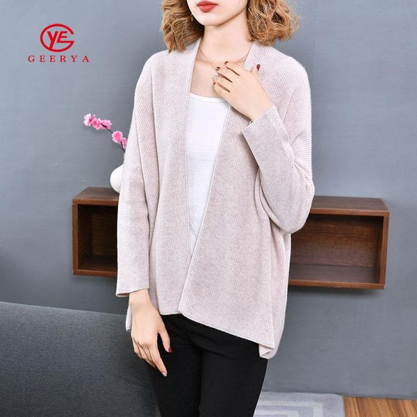 women's sweaters geerya cardigans femenino korean style knitted cardigan jacket long sleeve soft casual jumper female outerwear, White;black
women's sweaters geerya cardigans femenino korean style knitted cardigan jacket long sleeve soft casual jumper female outerwear, White;black