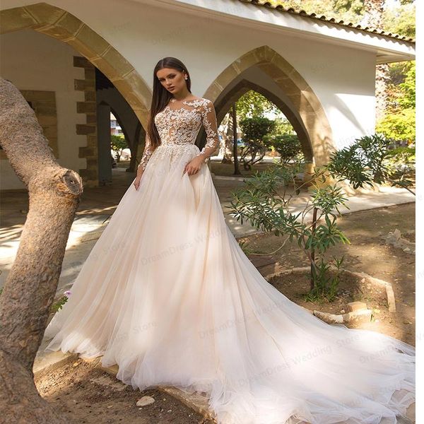 other wedding dresses 2021 lace appliques a-line beach lantern sleeves tulle boho gowns elegant princess party, White
other wedding dresses 2021 lace appliques a-line beach lantern sleeves tulle boho gowns elegant princess party, White