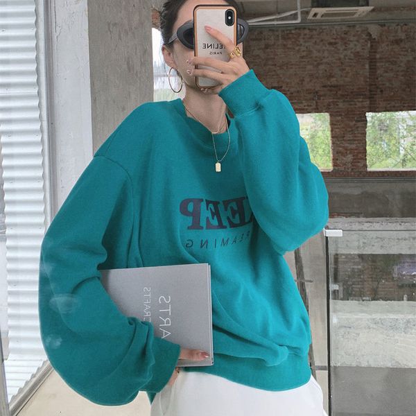 women's hoodies & sweatshirts spring autumn korea fashion women long sleeve loose pullovers all-matched casual letter print cotton, Black
women's hoodies & sweatshirts spring autumn korea fashion women long sleeve loose pullovers all-matched casual letter print cotton, Black