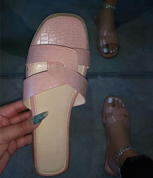 animal prints flat slippers women outdoor square open toe sandals flats, Black
animal prints flat slippers women outdoor square open toe sandals flats, Black
