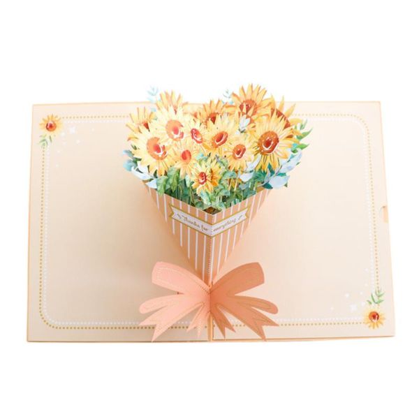 greeting cards 3d carving sunflower paper invitation postcard wedding gift
greeting cards 3d carving sunflower paper invitation postcard wedding gift