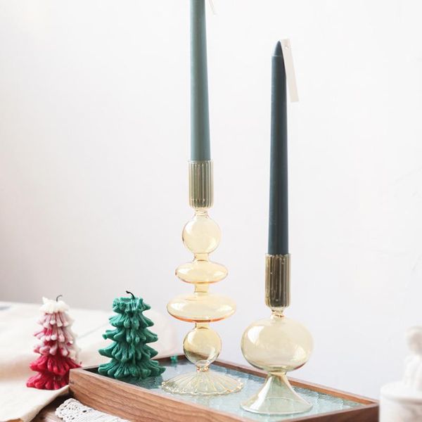 candle holders for home decor glass wedding decorations centerpieces candlestick holder
