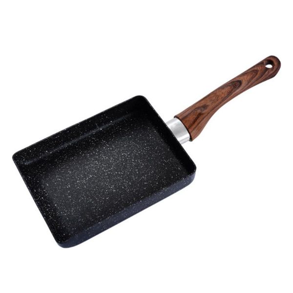 pans 1pc non stick tamagoyaki pan square frying omelette cookware for home