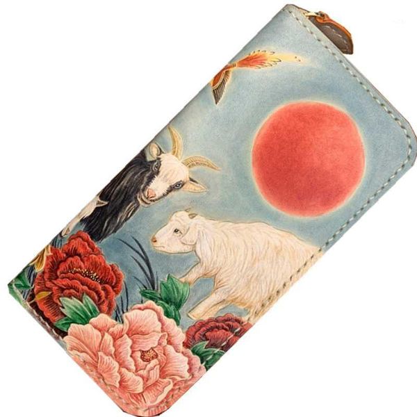 handmade women "the spring comes in full form" wallets bag purses lady clutch vegetable tanned leather long lucky wallet1, Red;black
handmade women "the spring comes in full form" wallets bag purses lady clutch vegetable tanned leather long lucky wallet1, Red;black