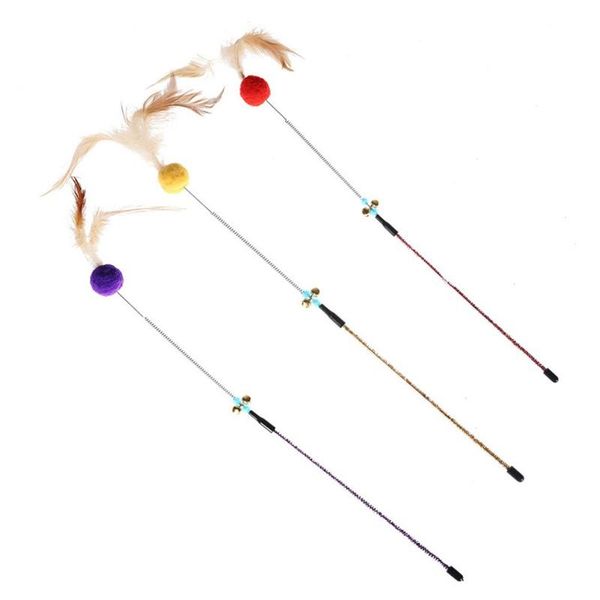 cat toys feather stick spring suction cup with bell mouse supplies pet acrylic hairball teasing
cat toys feather stick spring suction cup with bell mouse supplies pet acrylic hairball teasing