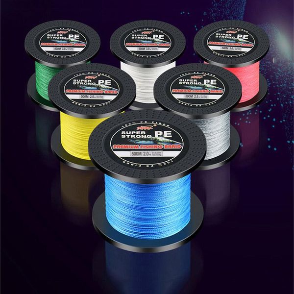 fishing line 500m pe 4 strands knitting multifilament wire10-110lb braided wire for sea lake pool rod x5 braid
fishing line 500m pe 4 strands knitting multifilament wire10-110lb braided wire for sea lake pool rod x5 braid