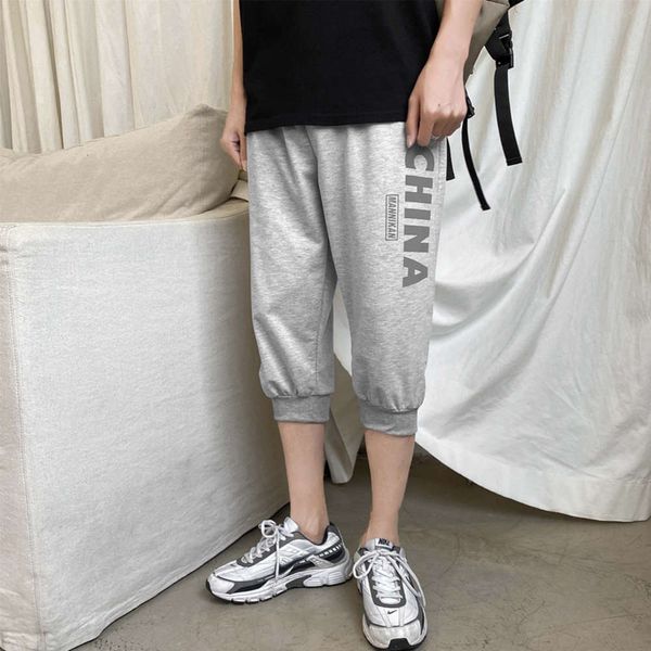 men's shorts shorts summer men's sports casual pants trend loose breeches thin korean capris, White;black
men's shorts shorts summer men's sports casual pants trend loose breeches thin korean capris, White;black