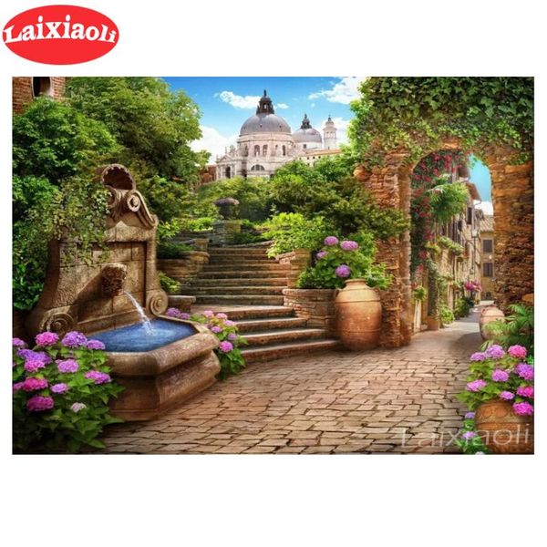 diamond painting embroidery european garden flower scenery 5d diy full squareround drills mosaic wall art decoration
diamond painting embroidery european garden flower scenery 5d diy full squareround drills mosaic wall art decoration