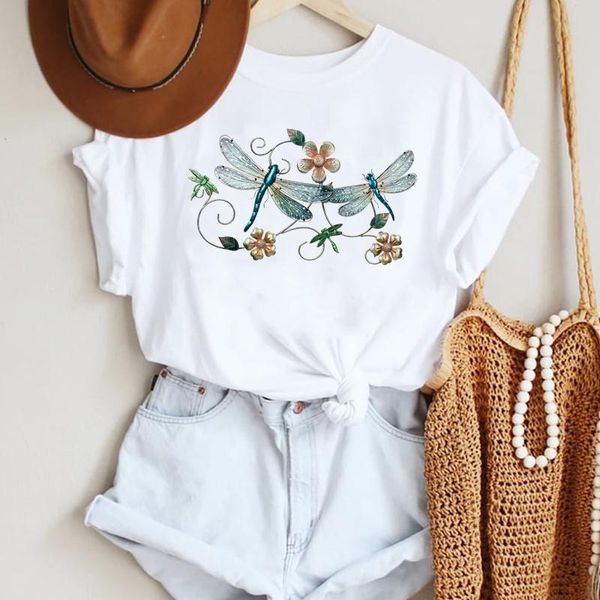women's t-shirt women cartoon flower 90s cute style short sleeve fashion summer lady print tee graphic t female tshirts clothes, White
women's t-shirt women cartoon flower 90s cute style short sleeve fashion summer lady print tee graphic t female tshirts clothes, White