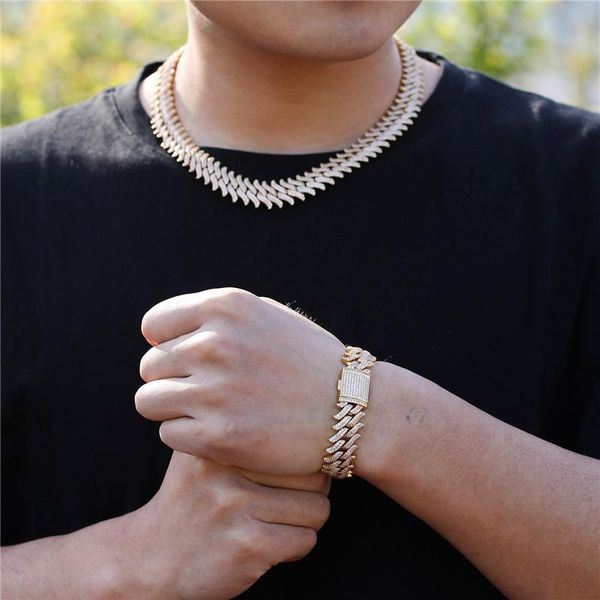 chains hip hop 16mm 2 row iced out cubic zirconia prong baguette cuban chain white gold plated jewelry cz stone choker men necklace, Silver
chains hip hop 16mm 2 row iced out cubic zirconia prong baguette cuban chain white gold plated jewelry cz stone choker men necklace, Silver