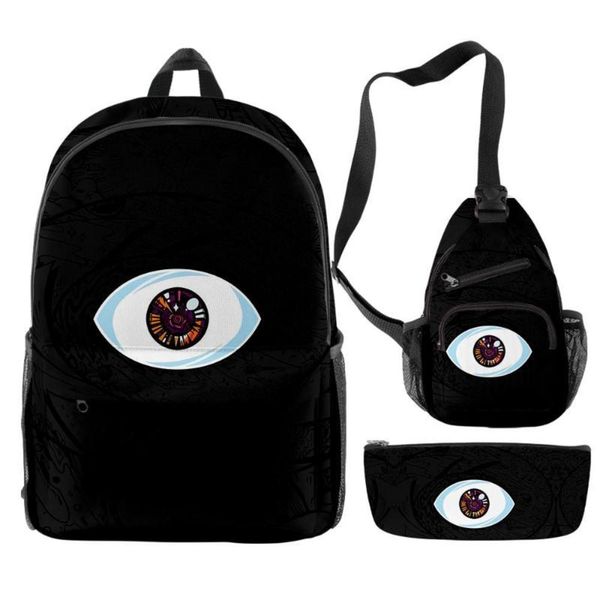 Backpack Bad Peripheral Cute Outdoor Travel Bag Shoulder Pen Three-Piece Suit Student School
Backpack Bad Peripheral Cute Outdoor Travel Bag Shoulder Pen Three-Piece Suit Student School