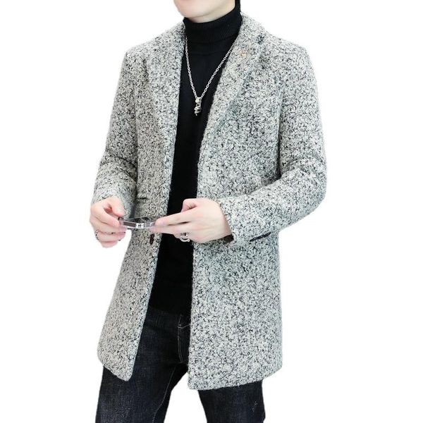 men's wool & blends autumn and winter snowflake woolen coat thickened mid-length warm light gray large size 5xl blended windbreaker, Black
men's wool & blends autumn and winter snowflake woolen coat thickened mid-length warm light gray large size 5xl blended windbreaker, Black