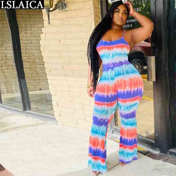 jumpsuit women spaghetti strap slim tie dye streetwear bodysuit backless plus size jumpsuits for ropa de mujer 210515, Black;white
jumpsuit women spaghetti strap slim tie dye streetwear bodysuit backless plus size jumpsuits for ropa de mujer 210515, Black;white