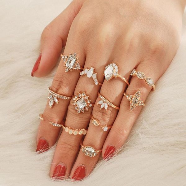 wedding rings 12 pcs/set women vintage crystal zircon flower ring gold finger set jewelry engagement, Slivery;golden
wedding rings 12 pcs/set women vintage crystal zircon flower ring gold finger set jewelry engagement, Slivery;golden