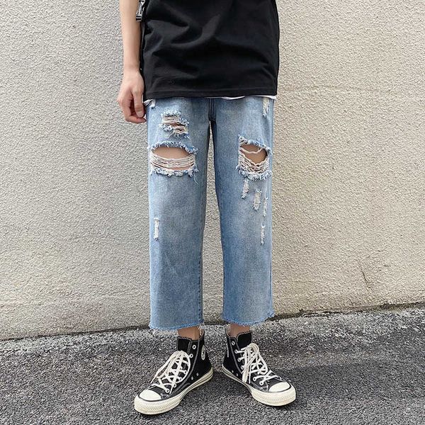 men's jeans spring summer ripped hole straight male denim trousers faashion black/blue streetwear men s-5xl 4g2a 4jbx
men's jeans spring summer ripped hole straight male denim trousers faashion black/blue streetwear men s-5xl 4g2a 4jbx